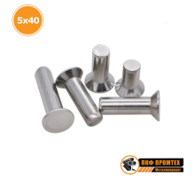 Заклепка нержавеющая потайная головка 5x40 ГОСТ 10300-80
